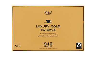 Free Luxury Gold Teabags