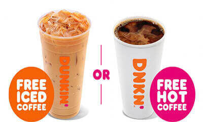 Free Dunkin’ Donuts Drink