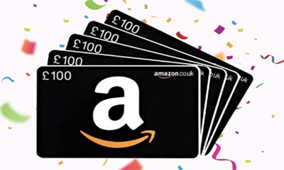 Free £10 Amazon Vouchers