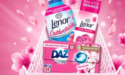 Free Bundle of Daz Pink Lenor Products