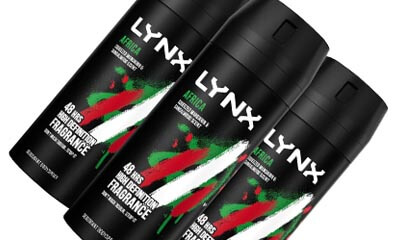 Free Lynx Africa Odour-Busting Aerosol Bodyspray