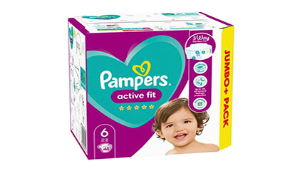 Free Pampers Active Fit Nappies