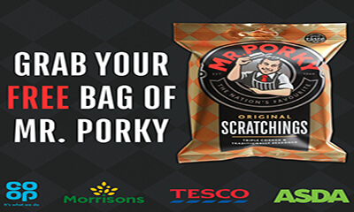 Free Mr. Porky Pork Scratchings
