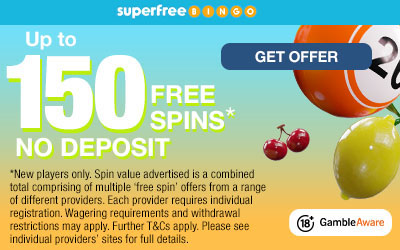 150 Bingo Free Spins – No Deposit!