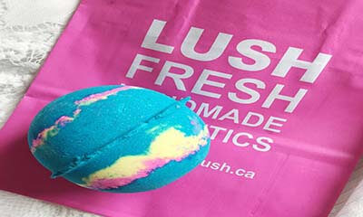 Free Lush Bath Bomb Products