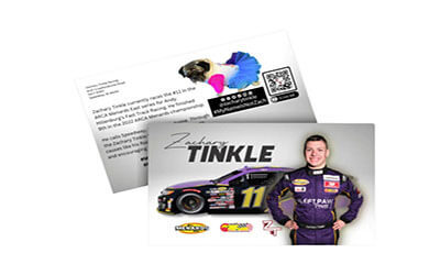 Free Racing Car Driver Postcard