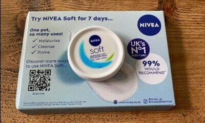 Free Pot of Nivea Cream