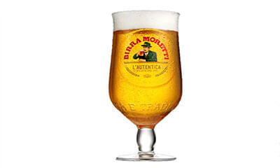 Free Birra Moretti Beer Pints