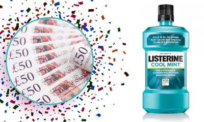 Free Listerine Mouthwash and Cash Prize
