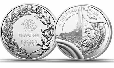 Free Official Team GB ‘The Road to Paris’ Olympic Medal