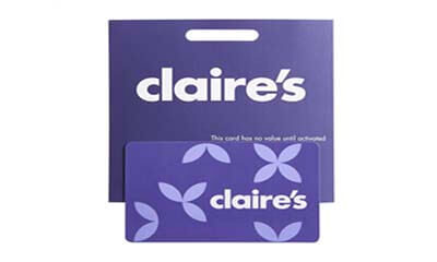 Free £5 Claire’s Voucher