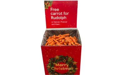Free Carrots for Reindeers at Tesco