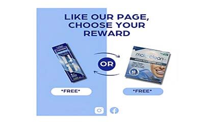 Free Whitening Strips & Toothbrush Heads