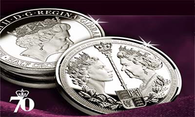 Free Platinum Jubilee Silver Coin