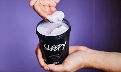 Free Lush Sleepy Body Lotion