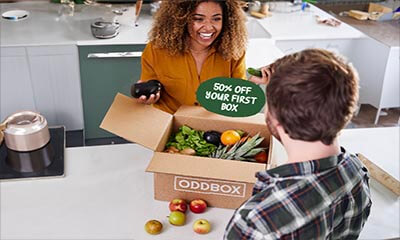 50% Off your First Oddbox Fruit and Veg Box