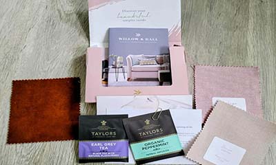 Free Swatch Samples and Tea Bags