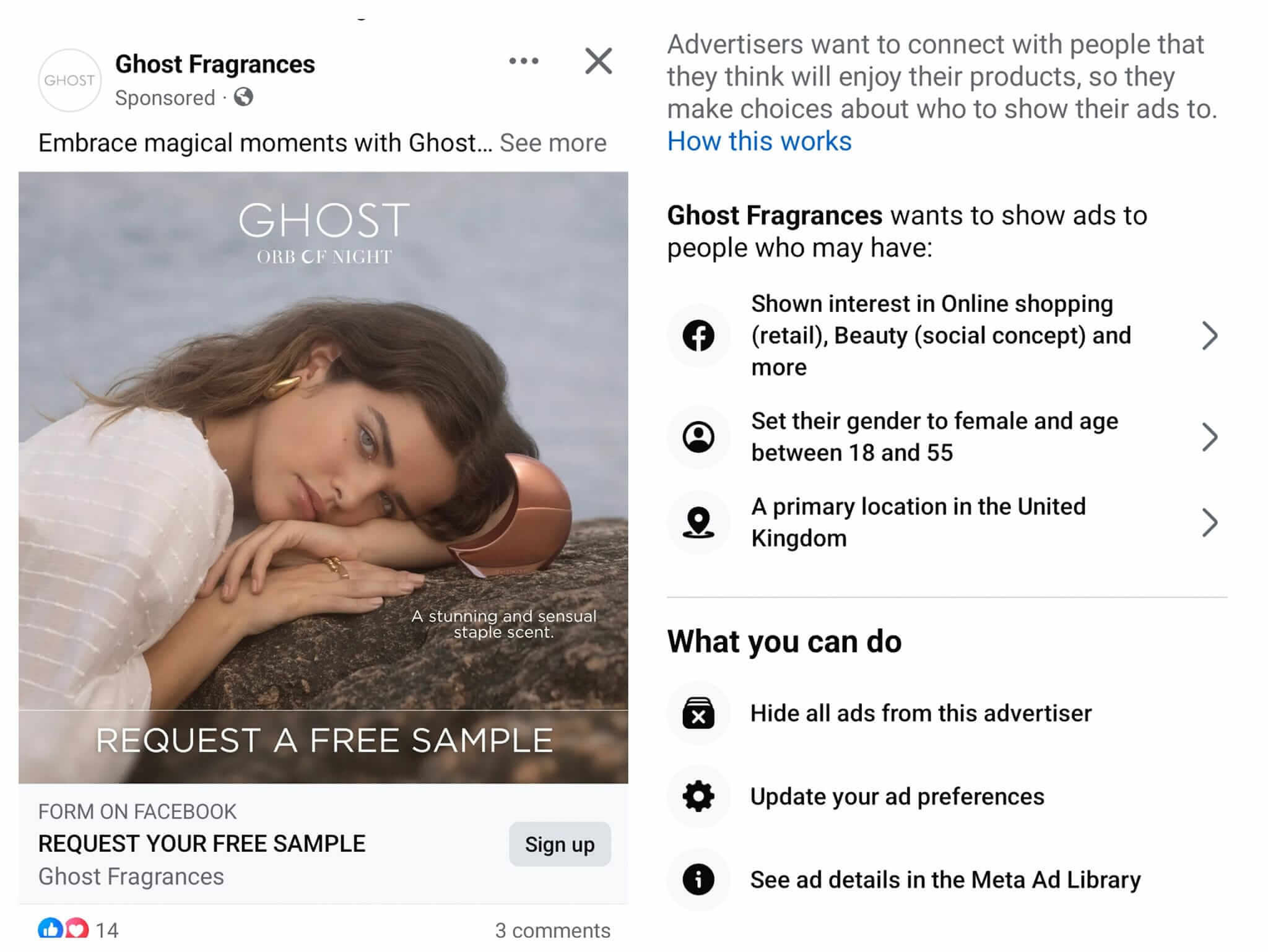 ghost Free Ghost Orb of Night Perfume