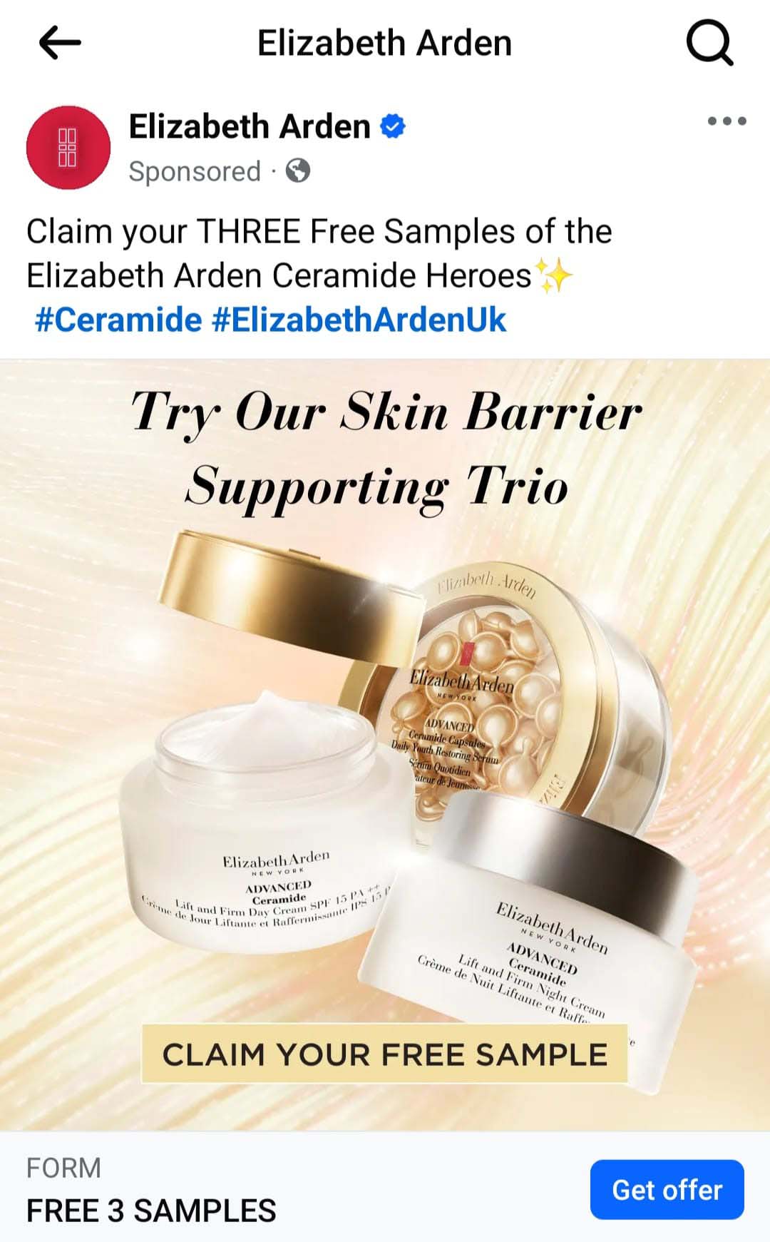 Free-Elizabeth-Arden-Ceramide-Samples Free Elizabeth Arden Ceramide Samples