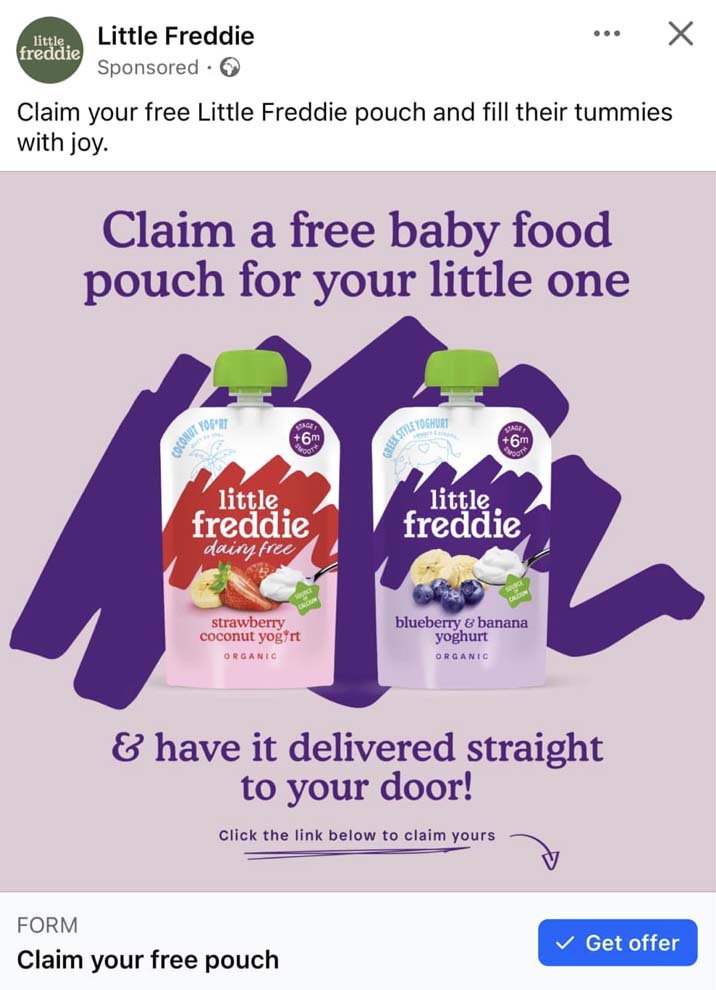 Free-Little-Freddie-Pouch-Sample Little Freddie Free Sample