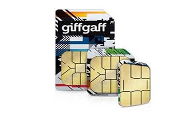 Free GiffGaff SIM Cards & Goodie Bag