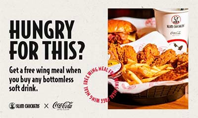 Free Wings Meal with Bottomless Drink Purchase