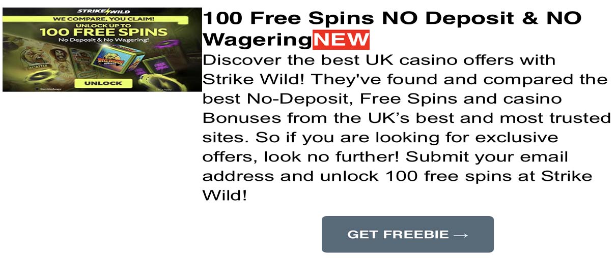 100-Free-Spins-Strike-Wild KitKat Sharing Bar Free