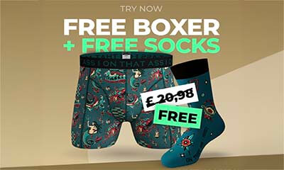 Free Boxer Shorts And Socks