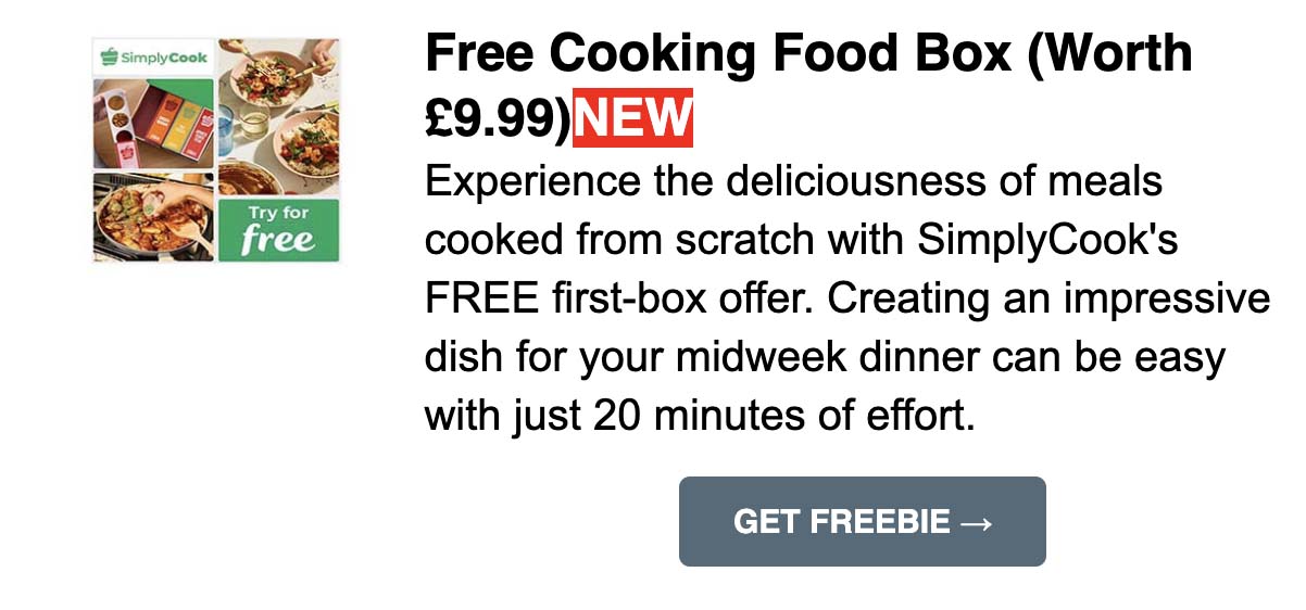 Free-Cooking-Food-Box Free Scrumbles Puppy Food