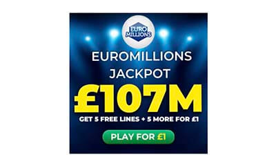 Free EuroMillions Tickets – £107M Jackpot!