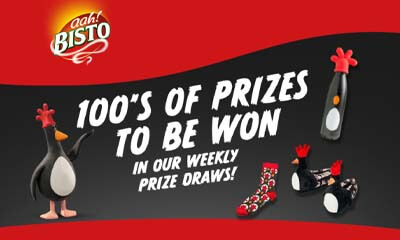 Free Bisto Water Bottles, Slippers and Socks