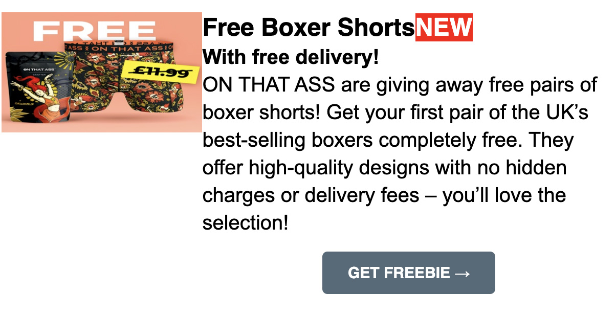 Free-Boxer-Shorts Free Scrumbles Puppy Food