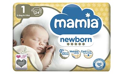 Free Full Pack of Aldi Mamia Newborn Nappies