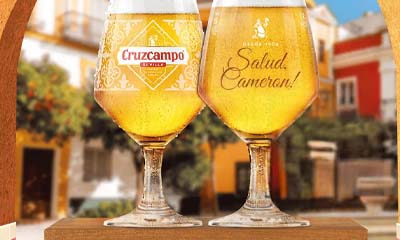 Free Cruzcampo Pint Glass