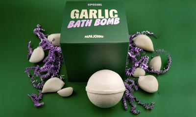 Free Papa Johns Garlic Bath Bomb