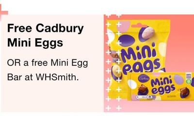 Free Cadbury Mini Eggs with Three+