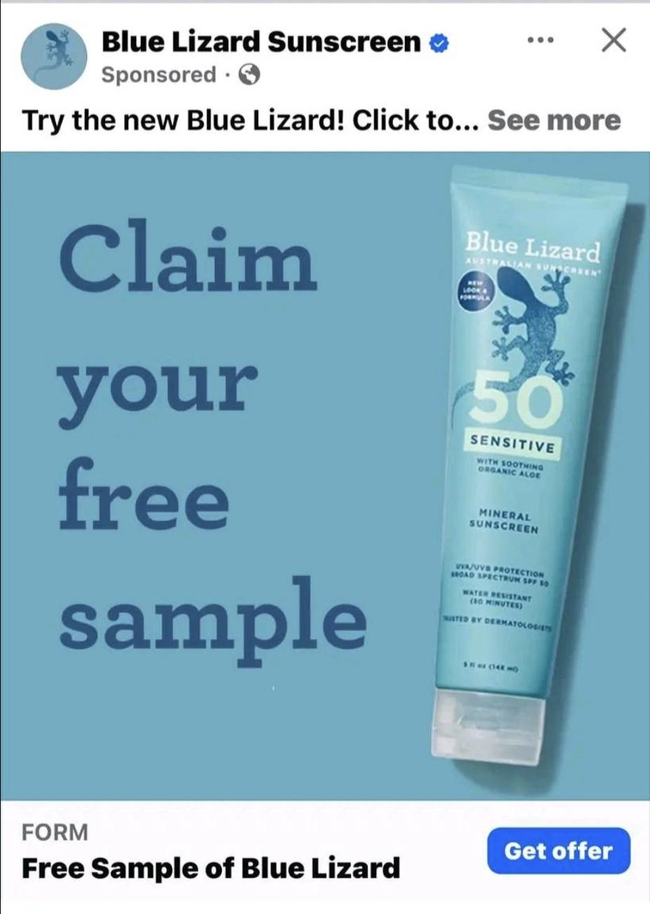 Free-Blue-Lizard-SENSITIVE-Mineral-Sunscreen Free Blue Lizard SENSITIVE Mineral Sunscreen