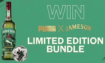 Free Puma Football and Whiskey Bottle