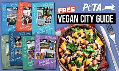 Get Your Free Vegan Europe City Guides from PETA UK