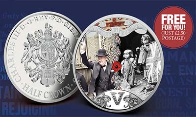 Free 80th Anniversary VE Day Coin