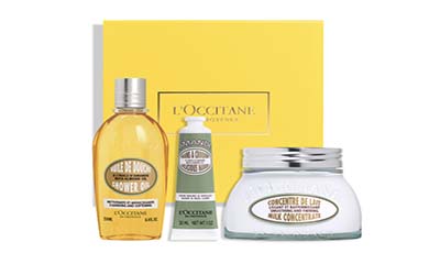 Free L’Occitane Shower Oil, Aveda Gift Set & More