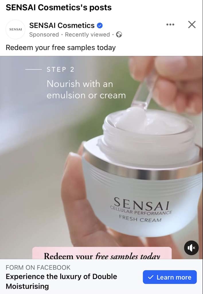 Free-Sensai-Double-Moisturising-Cream How To Claim A Free Sensai Cream