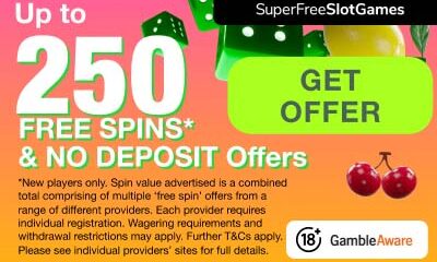 Free Slot Games – Up to 250 Free Spins No Deposit*