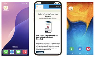 Use FreeSamples Like an App – No Download Needed