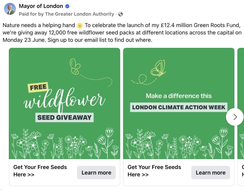 mayoroflondon-1024x798 Free Seeds at Select London Tube Stations – Monday 23 June