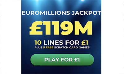 Free EuroMillions Tickets – £119 Million Super Jackpot!