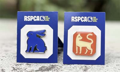Free RSPCA Animal Pin Badge