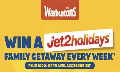 Win a Jet2 Family Holiday with Warburtons
