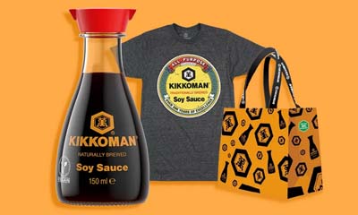 Win a Kikkoman soy sauce, T-Shirt and Shopping Bag