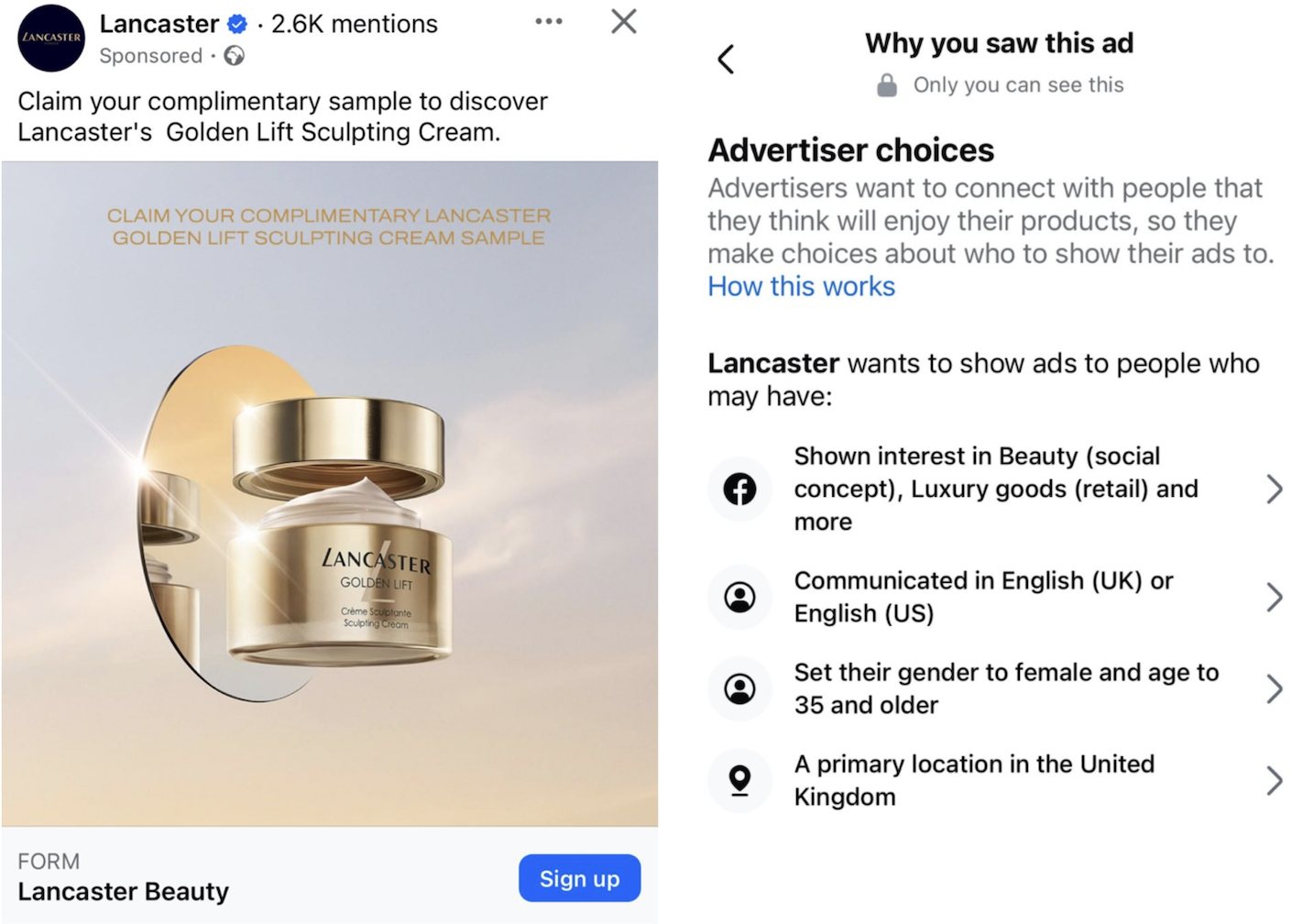 Free-Lancaster-Golden-Lift-Sculpting-Cream How To Claim Free Lancaster Cream